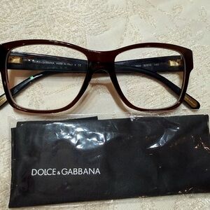 Dolce & Gabbana Dark Brown Women's Glasses